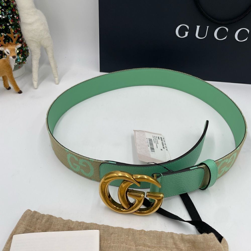 Women’s Gucci GG Supreme, Marmont, leather belt 95 cm/38 inches made in Italy - Picture 4 of 8